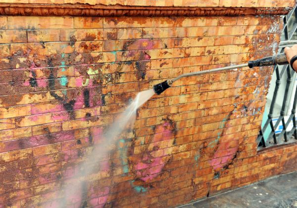 Cost of Brick Graffiti Cleaning in Provo