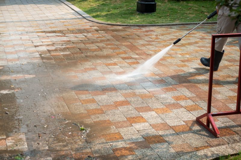 Paver Sidewalk Cleaning